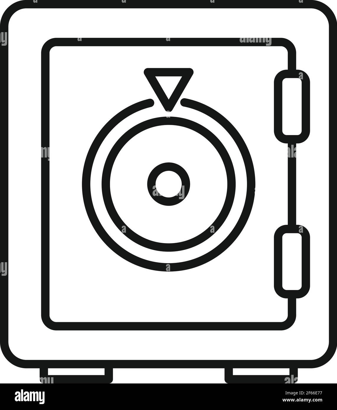 Money safe icon, outline style Stock Vector Image & Art - Alamy