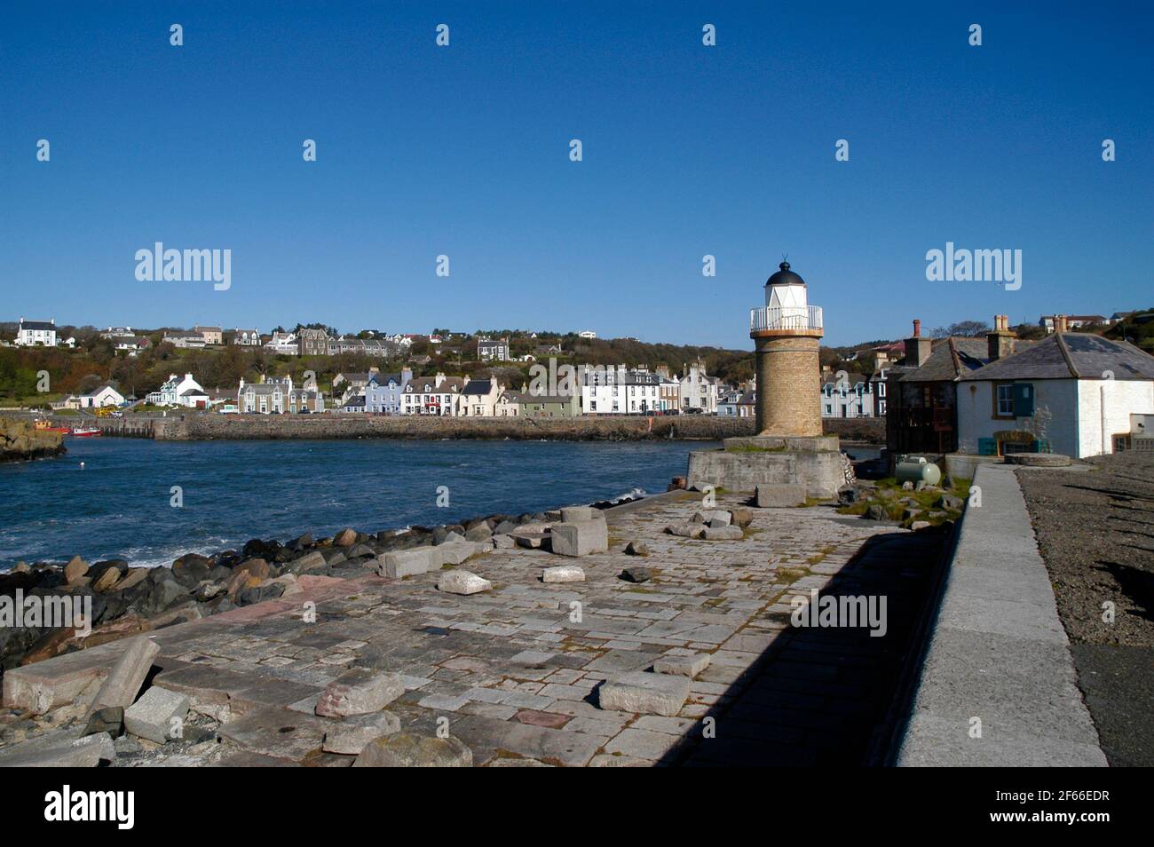 Old lighthouse in portpatrick scotland hi-res stock photography and ...