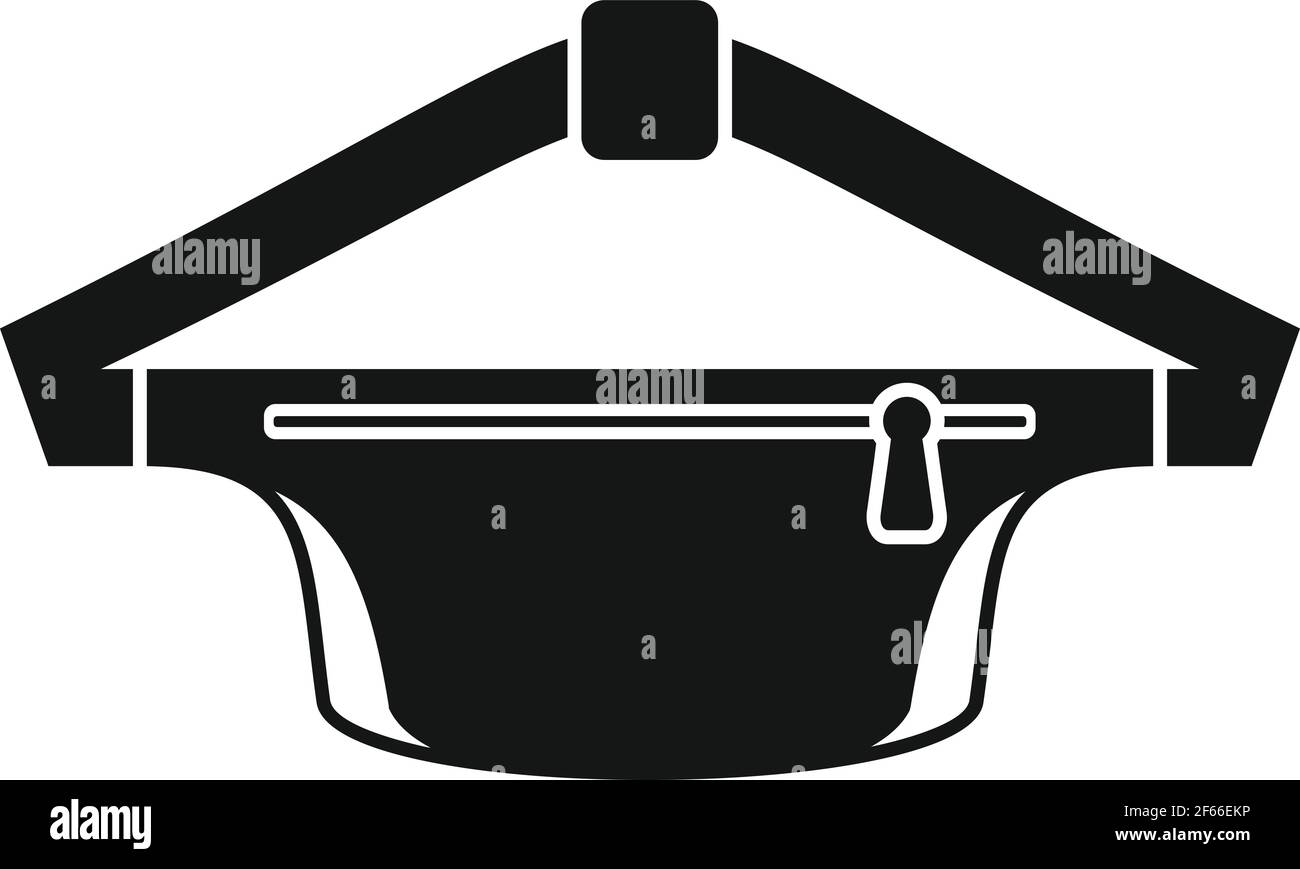 Waist bag pack icon, simple style Stock Vector Image & Art Alamy