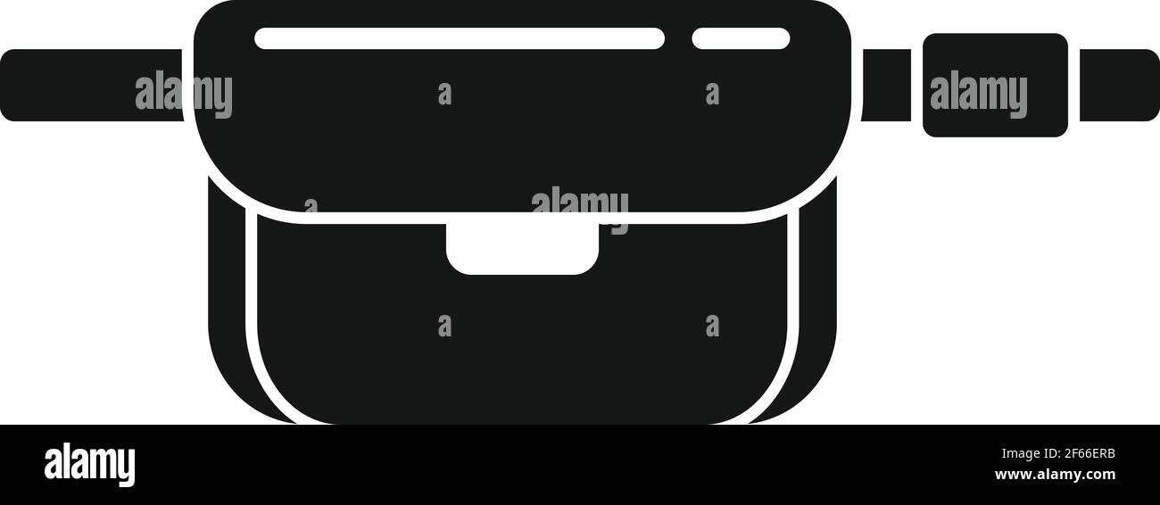 Sport waist bag icon, simple style Stock Vector Image & Art - Alamy