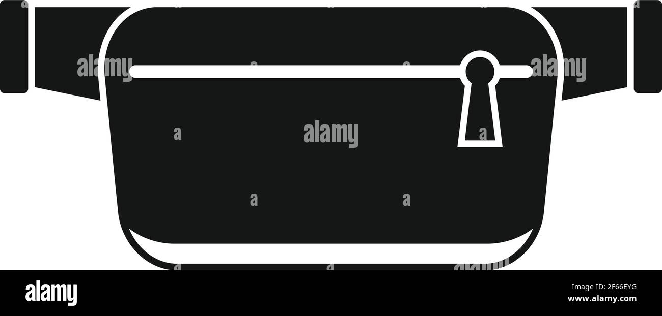 Belt waist bag icon, simple style Stock Vector Image & Art Alamy