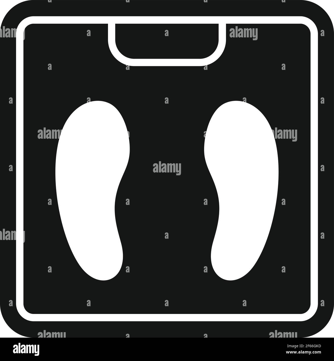 Gym scales icon, simple style Stock Vector Image & Art Alamy