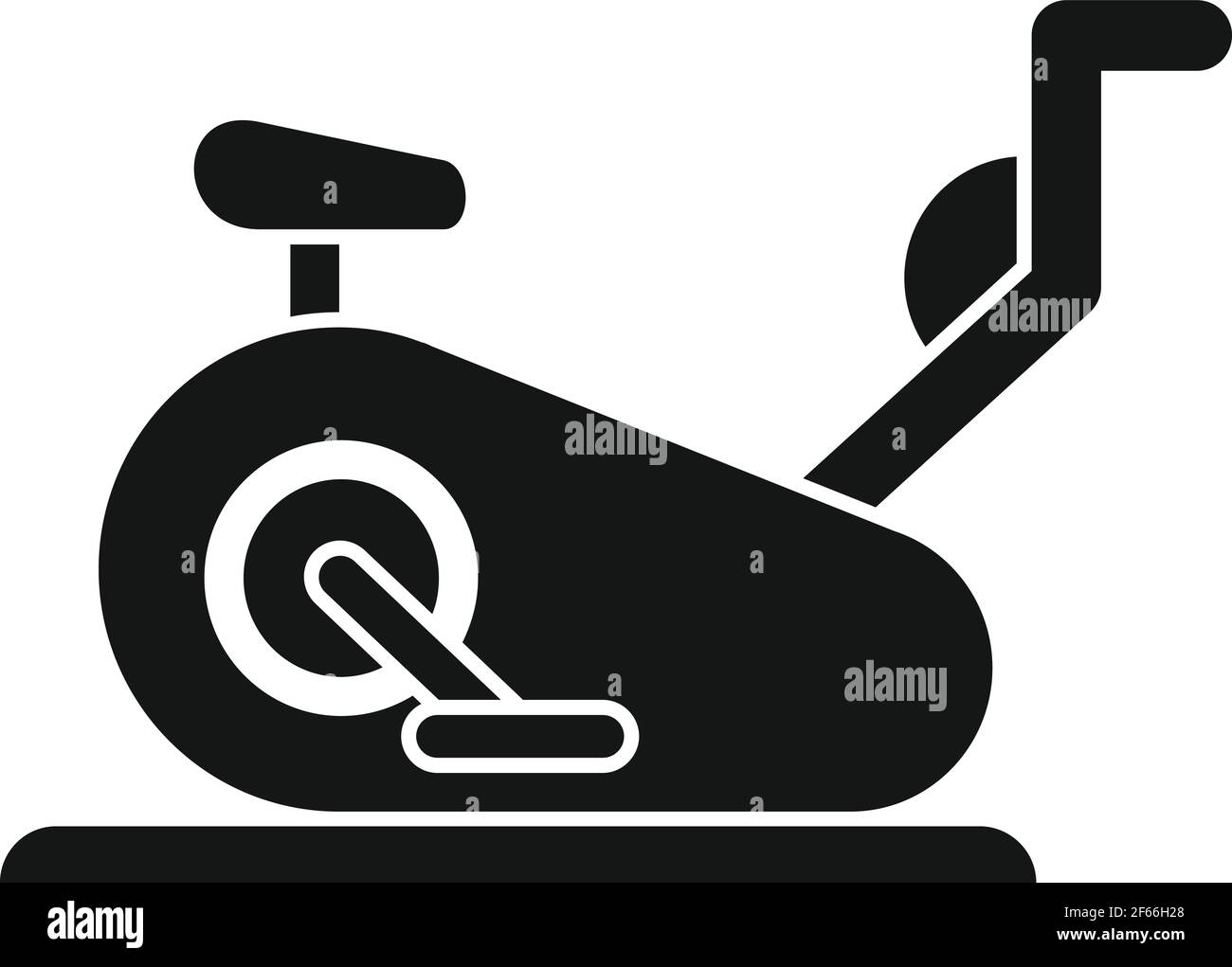 Gym bike icon, simple style Stock Vector Image & Art - Alamy