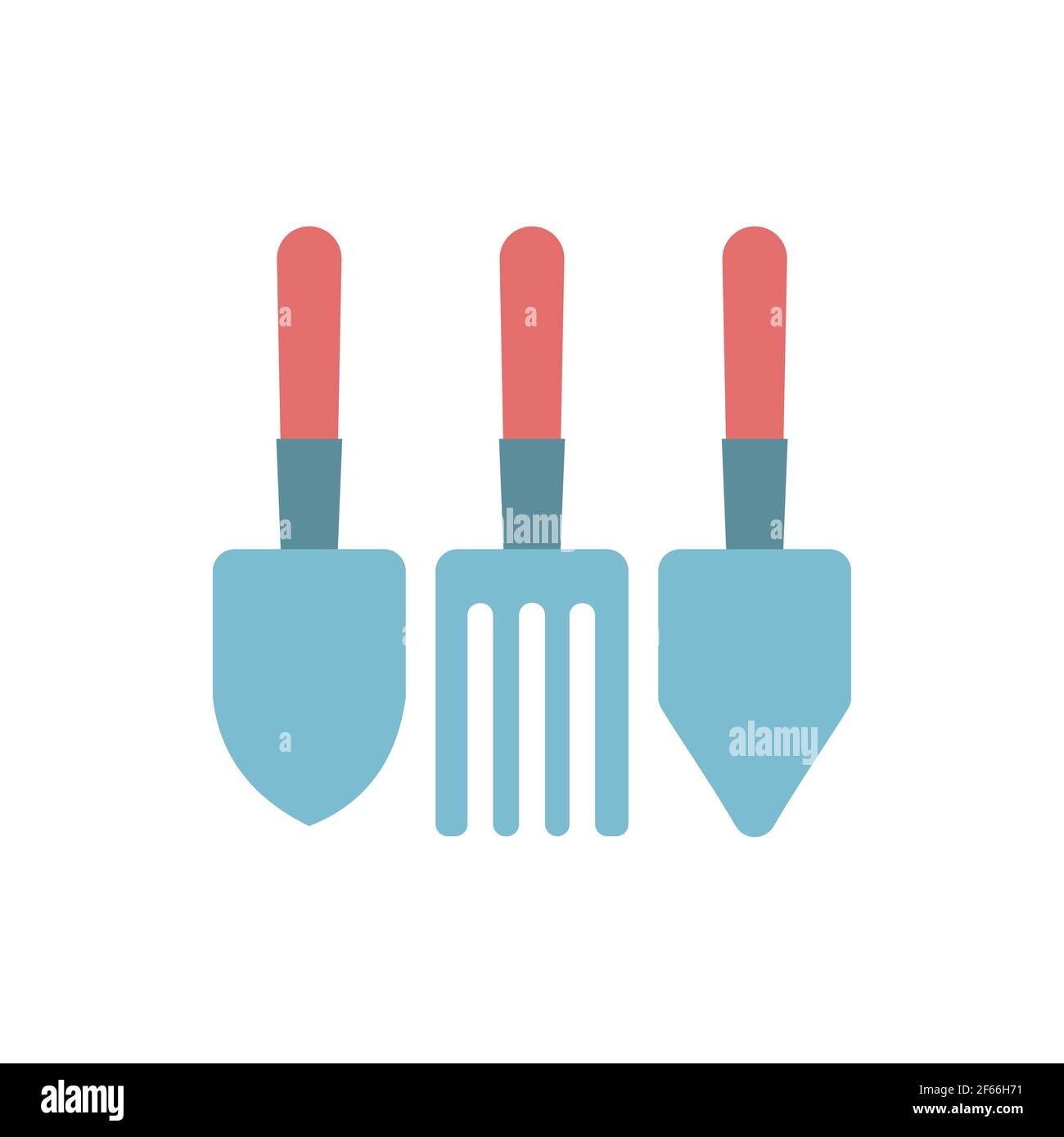 Garden tools Vector illustration in flat design  Stock Vector