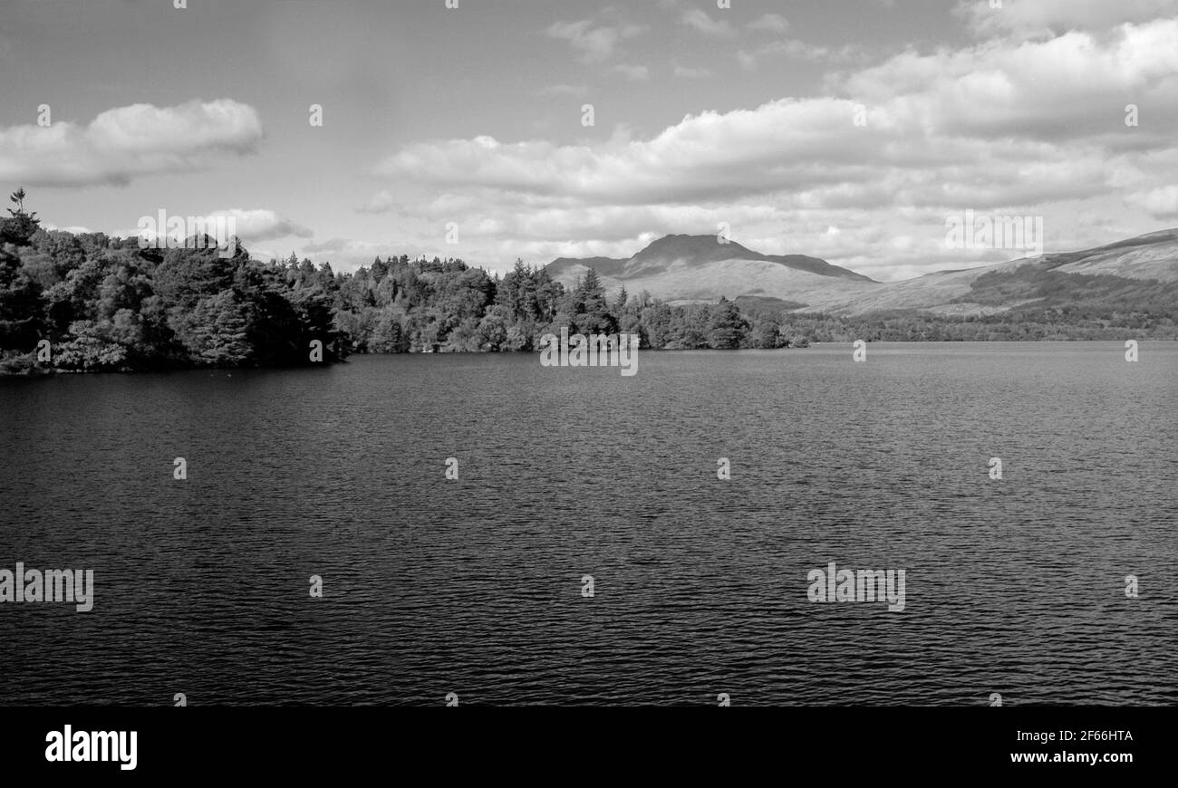 Loch Lomond, Scotland Showing Ben Lomond and the Maid of the Loch Stock