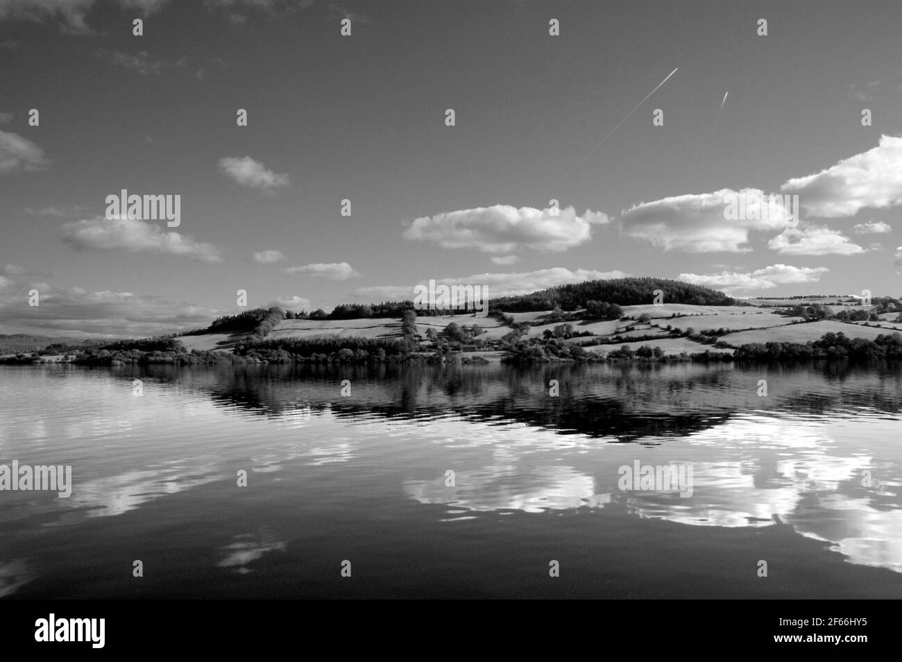 Scottish highlands heather view Black and White Stock Photos & Images ...