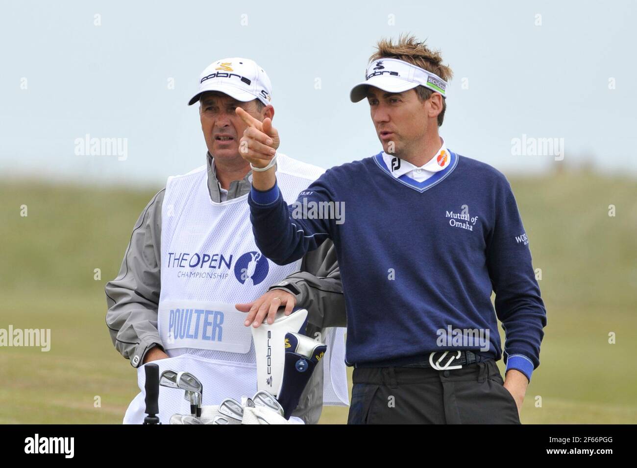 THE OPEN 2011 AT ROYAL ST GEORGE'S 1st day  IAN POULTER. 14/7/2011. PICTURE DAVID ASHDOWN Stock Photo