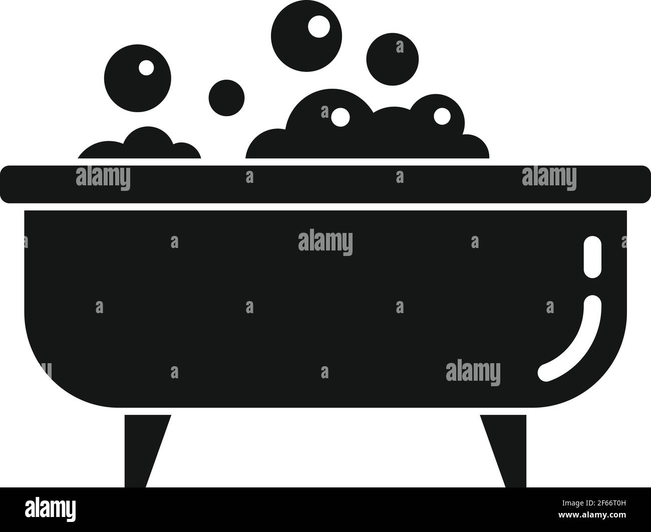 Home jacuzzi icon, simple style Stock Vector