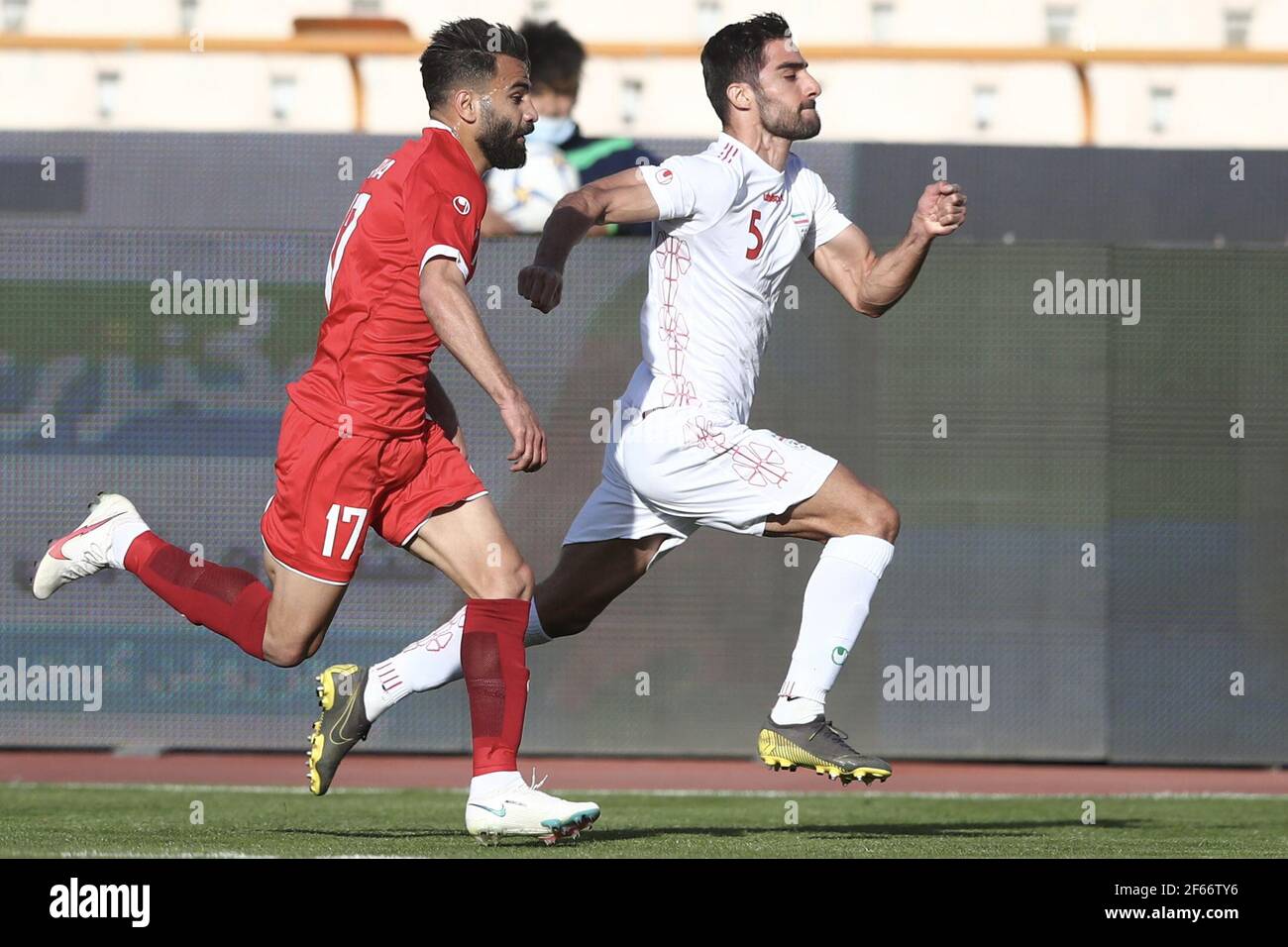 Tehran, Iran. 30th Mar, 2021. Milad Mohammadi of Iran during the International Friendly match between Iran and Syria at Azadi Stadium in Tehran, Iran. Credit: SPP Sport Press Photo. /Alamy Live News Stock Photo