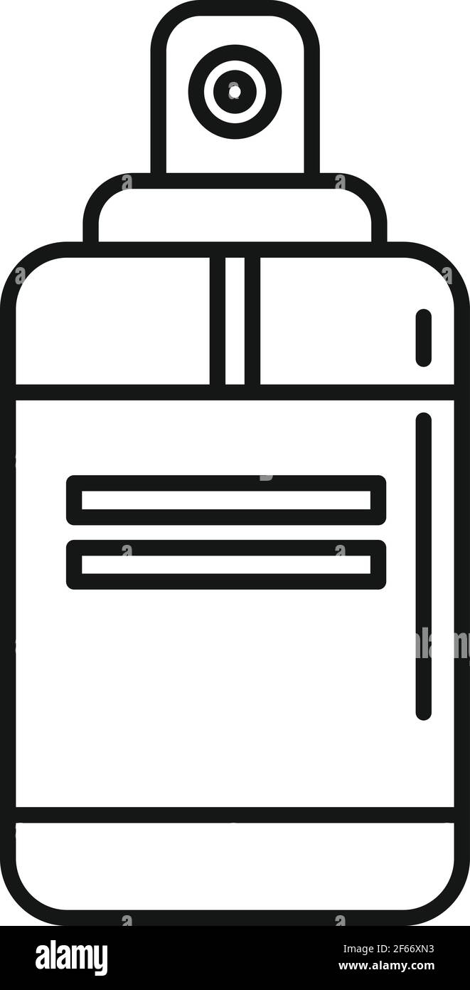 Antiseptic spray icon, outline style Stock Vector Image & Art - Alamy