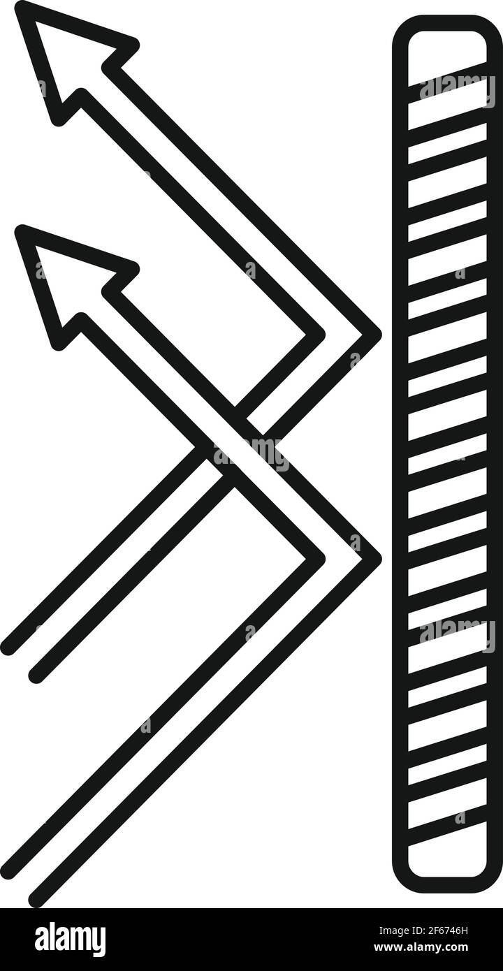 Sound barrier icon outline hi res stock photography and images Alamy