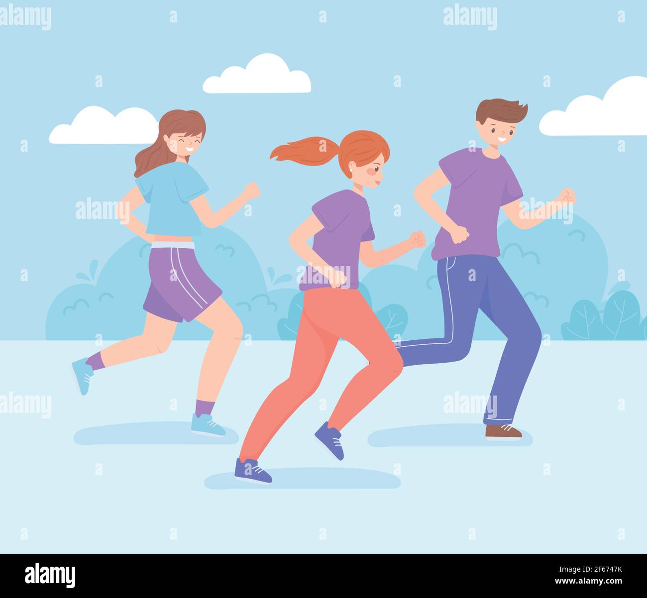 people running activity training sport Stock Vector Image & Art - Alamy