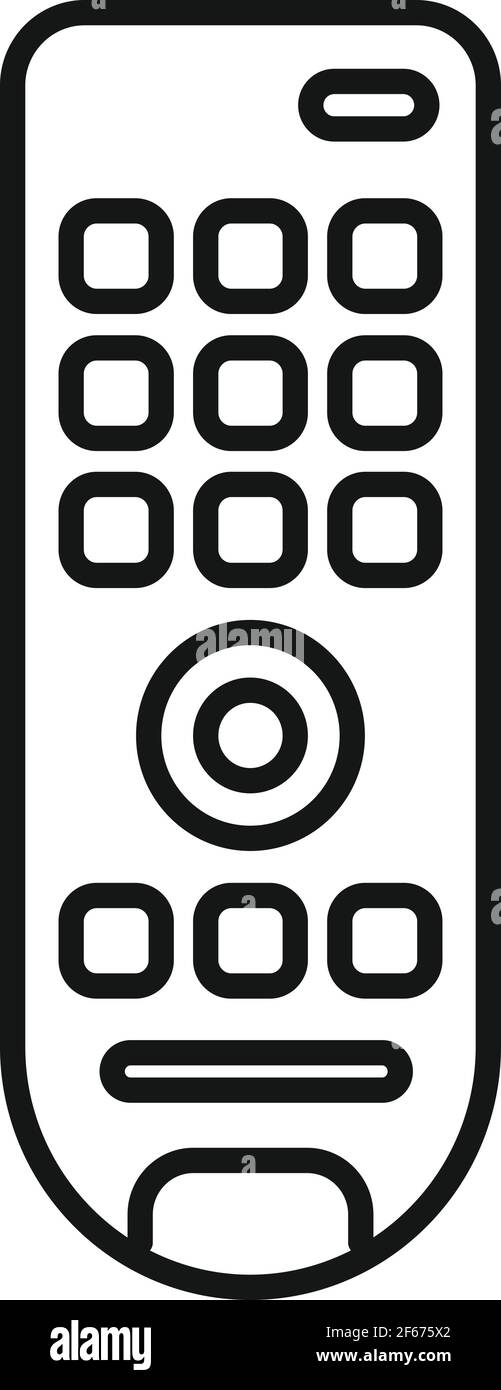 Hand remote control icon, outline style Stock Vector Image & Art - Alamy