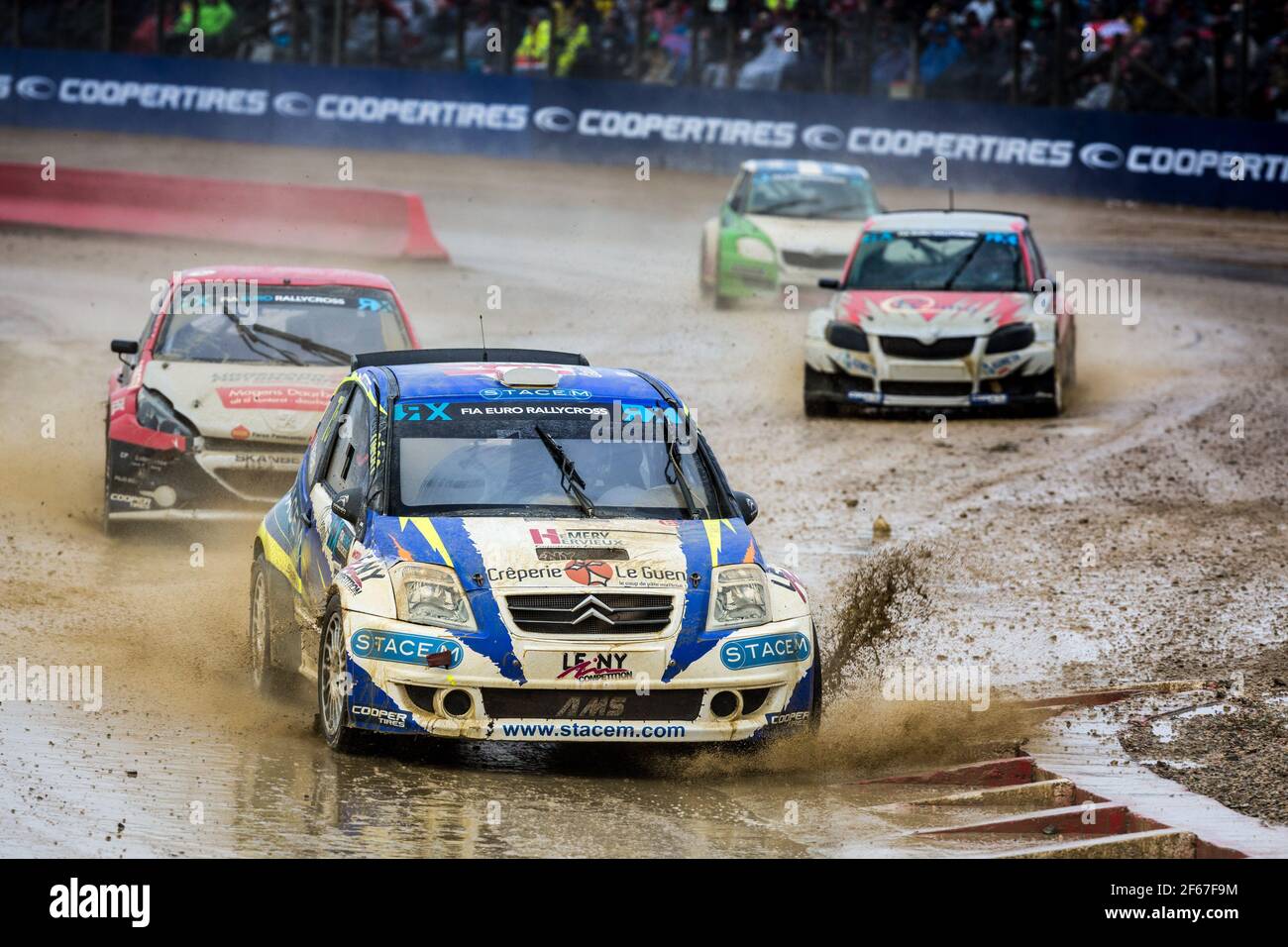 75 EVENO Maximilien (fra) Team Maximilien Eveno Citroen C2 action during the 2017 FIA WRX World Rallycross Championship from September 2 to 3 at Loheac, France - Photo Clement Luck / DPPI Stock Photo