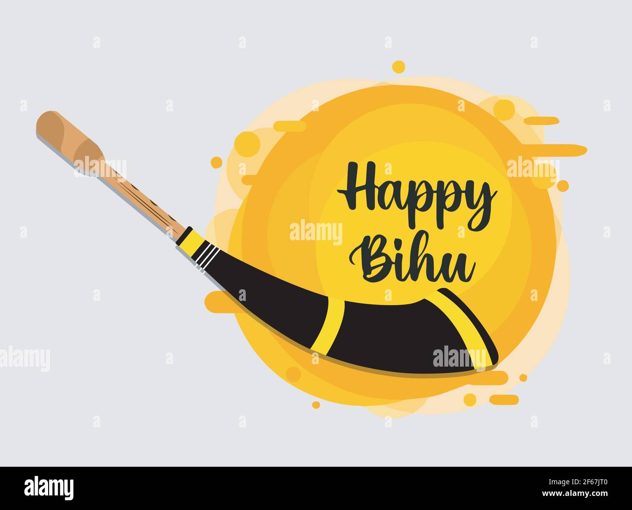 illustration of Bihu Festival, Assamese festivals in the Indian state of Assam. illustration of