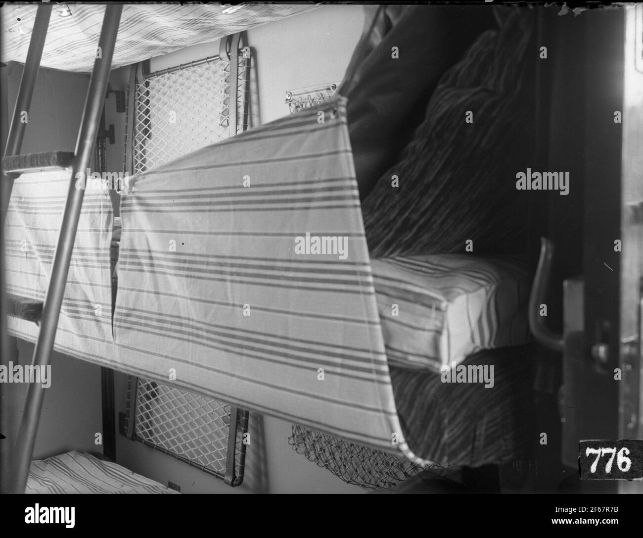 Sleeping Car, Coupe with Bed Stock Photo Alamy