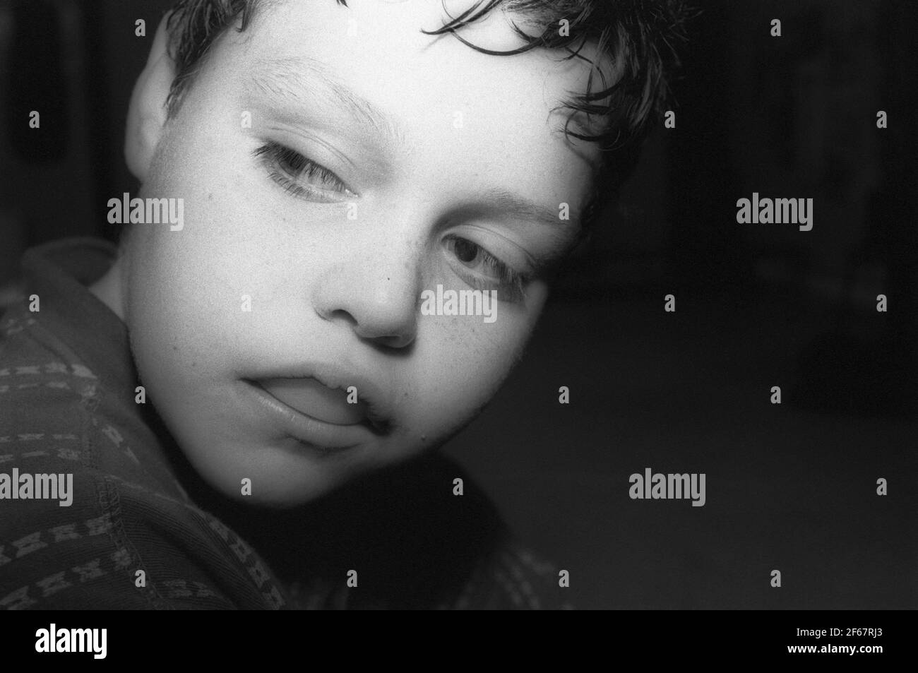 Young boxer with mouth guard at Boxing club Stock Photo Alamy