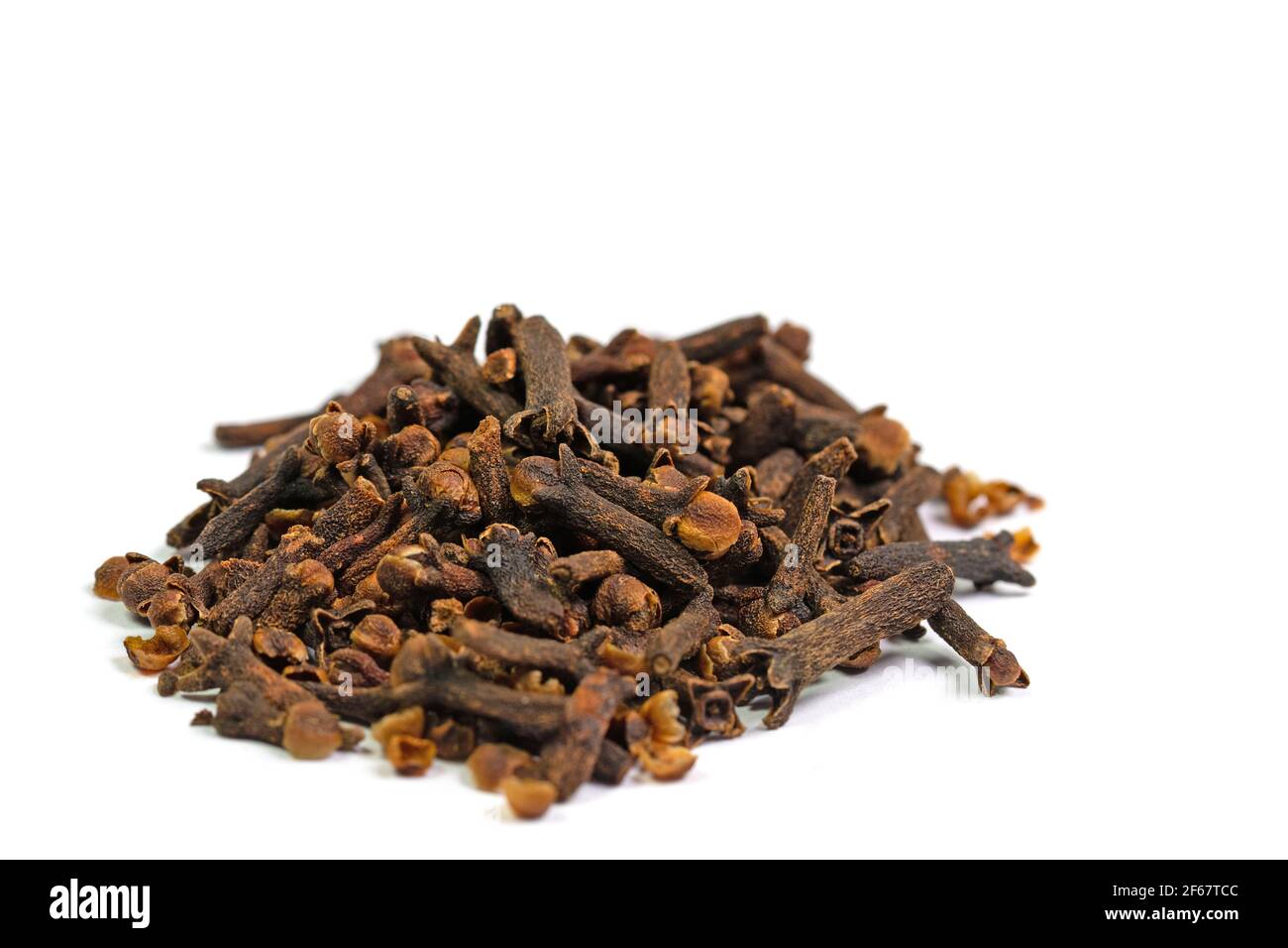 Cloves against a white background Stock Photo