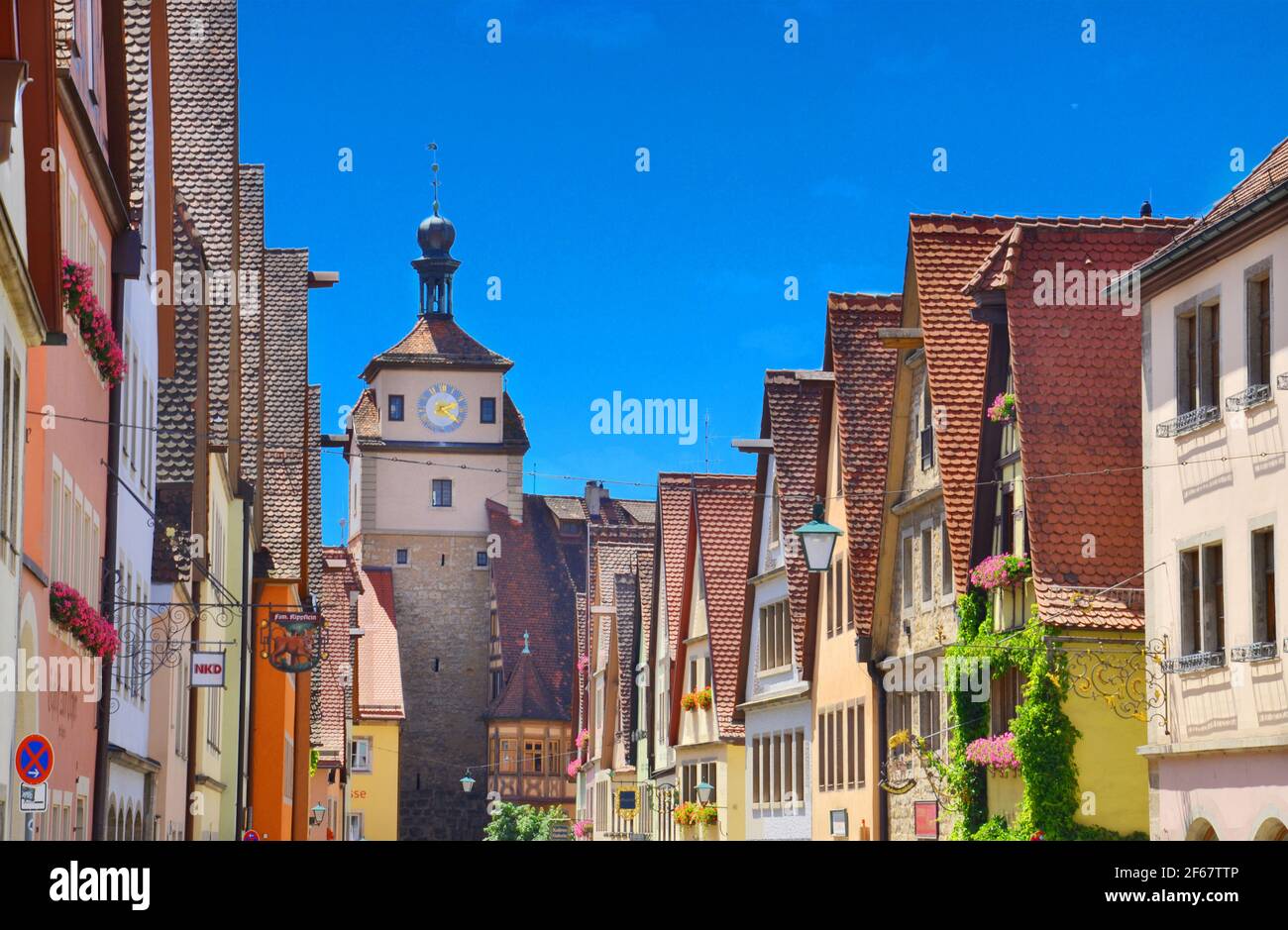 Rothenburg shoppers hires stock photography and images Alamy