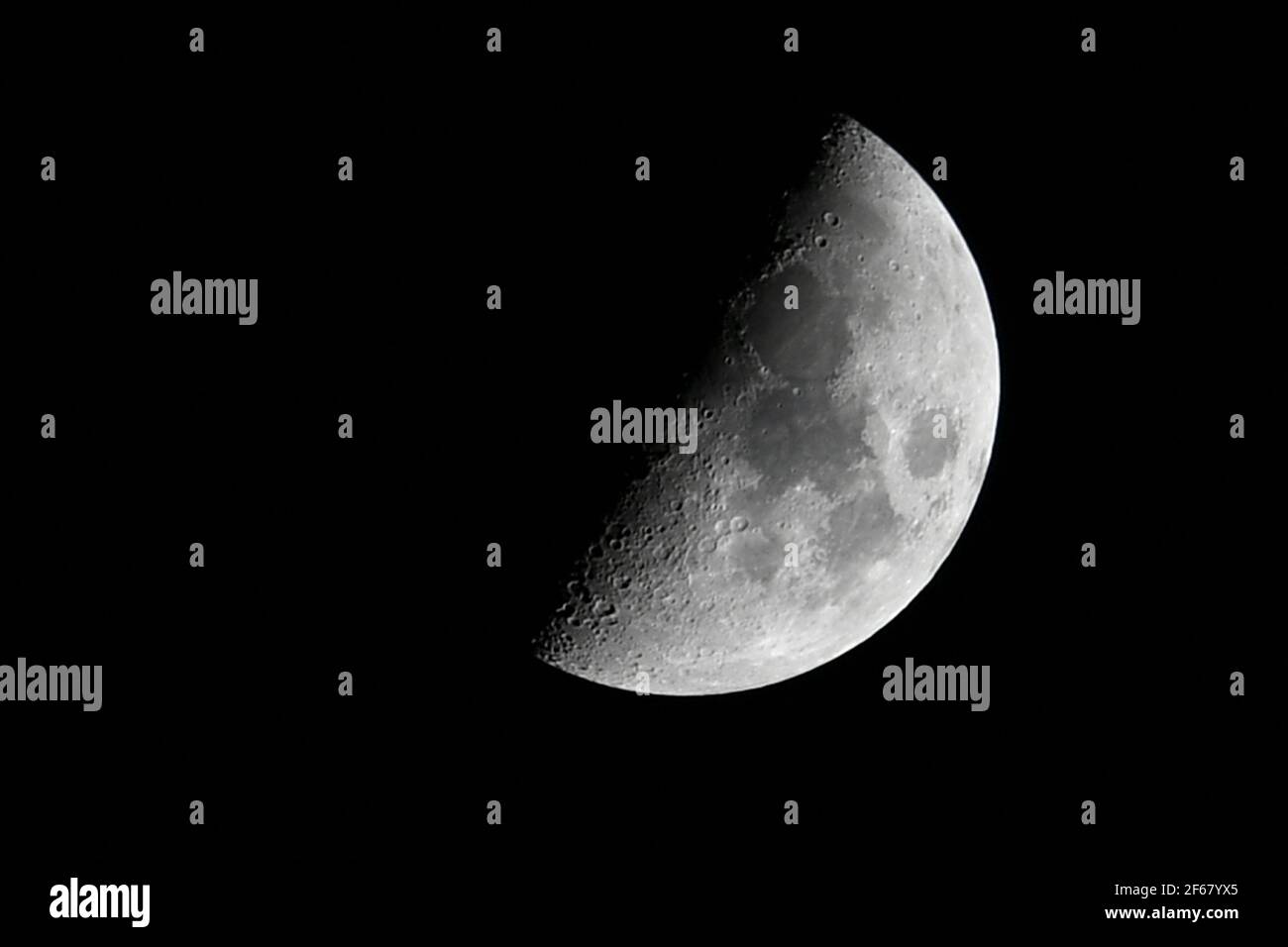 Miami FL 20201221 Saturn and Jupiter are seen in the night skyabove