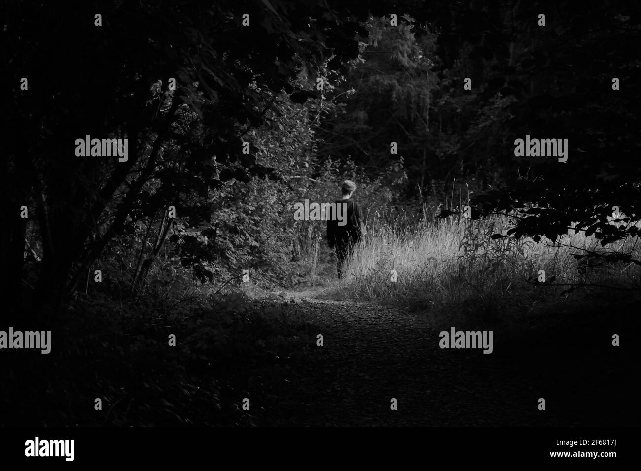 Loneliness concept sad man Black and White Stock Photos & Images - Alamy