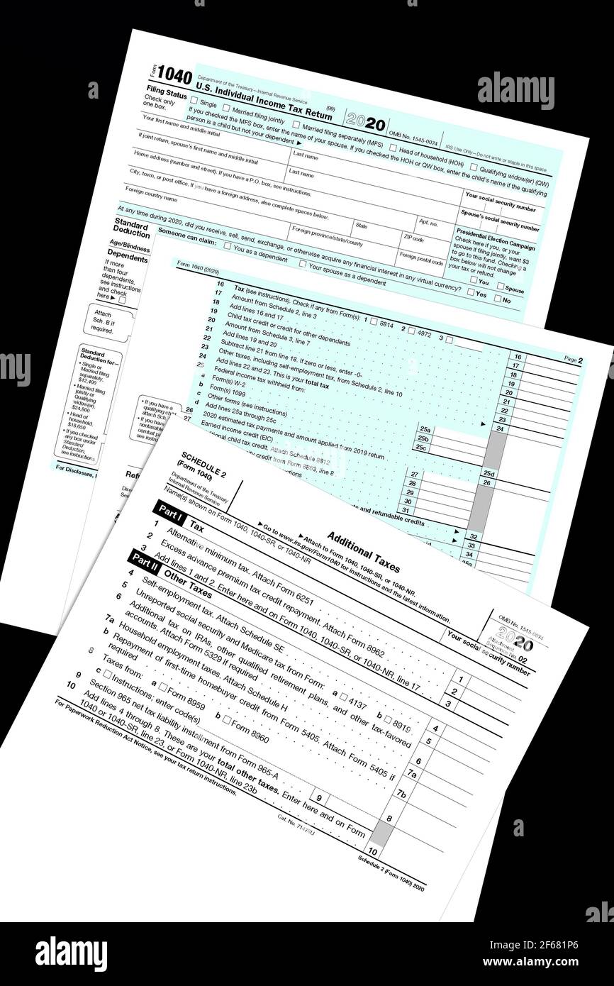 2020 tax forms hires stock photography and images Alamy