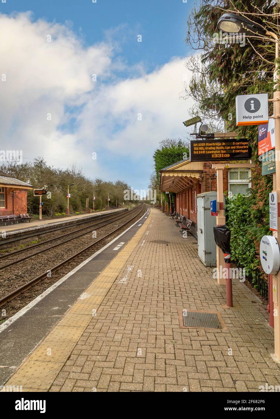 Wilmcote Railway Station near Stratford upon Avon, Warwickshire