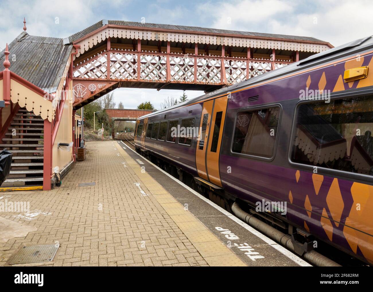 Wilmcote Railway Station near Stratford upon Avon, Warwickshire