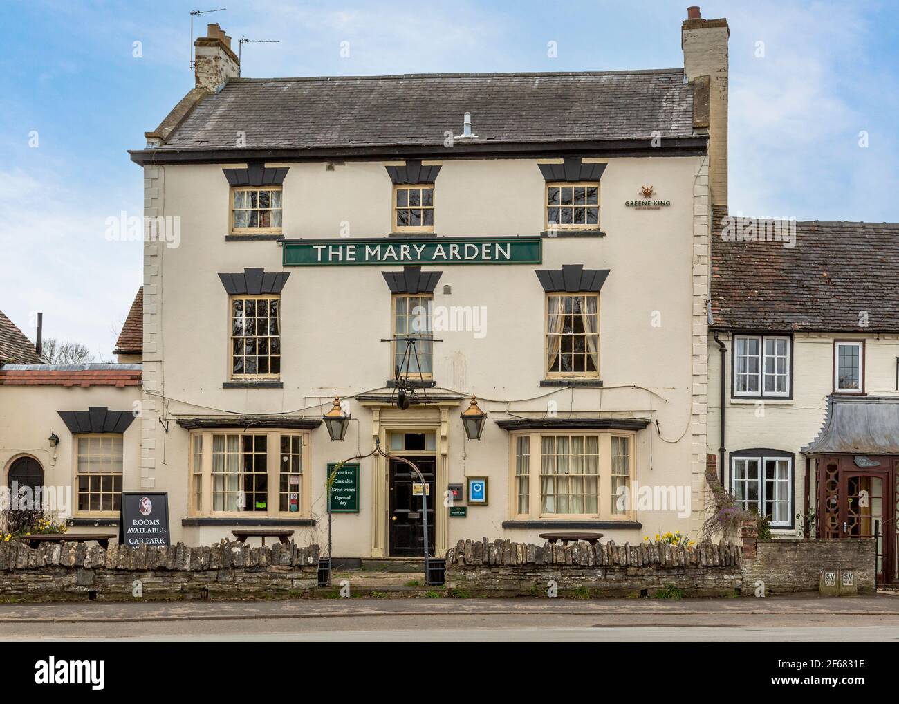 The Mary Arden Pub Restaurant in Wilmcote near Stratford upon Avon ...