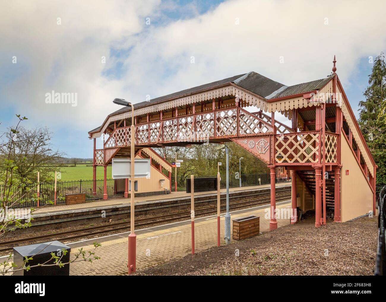 Wilmcote Railway Station near Stratford upon Avon, Warwickshire