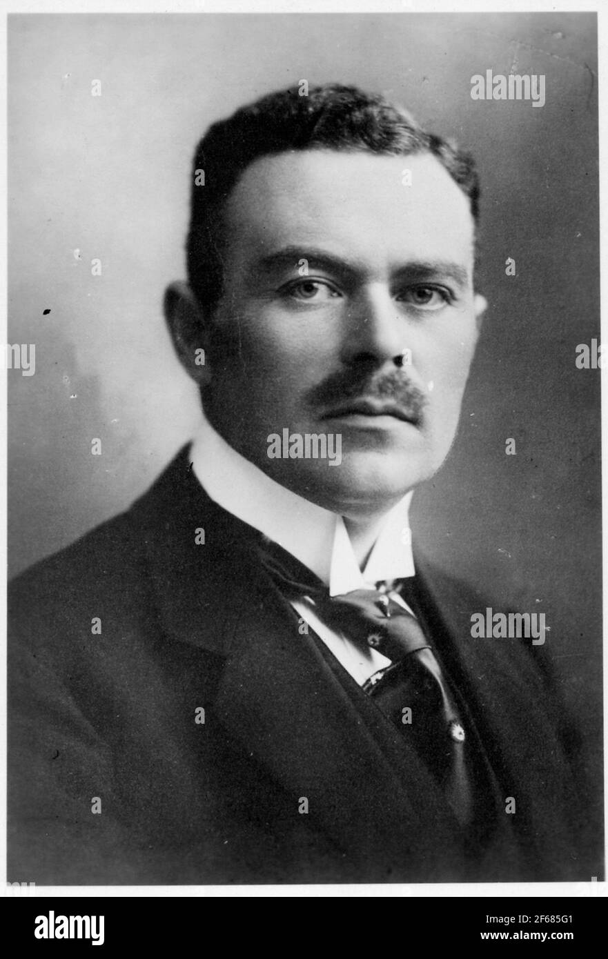 Station Inspector Sigurd Torbrand Born 1881 Stock Photo - Alamy