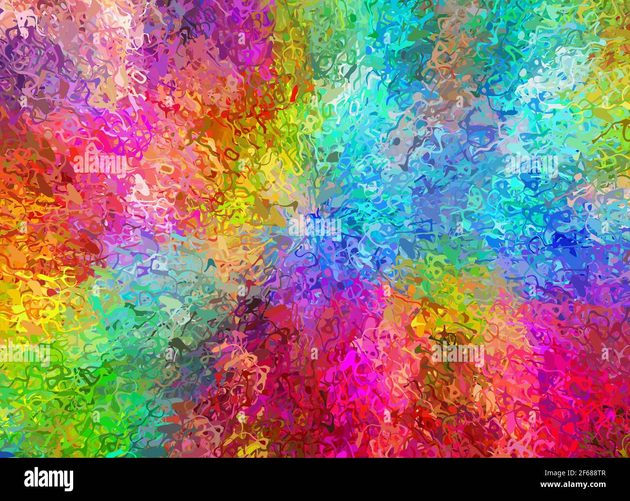 splash of many bright colors. Art background Stock Photo