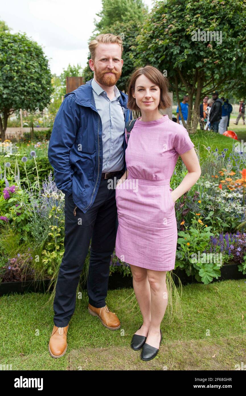 Tom Goodman and Jessica Raine attend Hampton Court Palace Flower Show