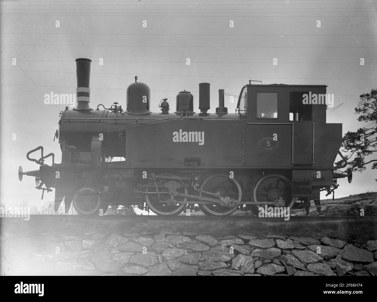 HHGJ LOK 5. Delivery photo. The locomotive was manufactured by Nohab ...