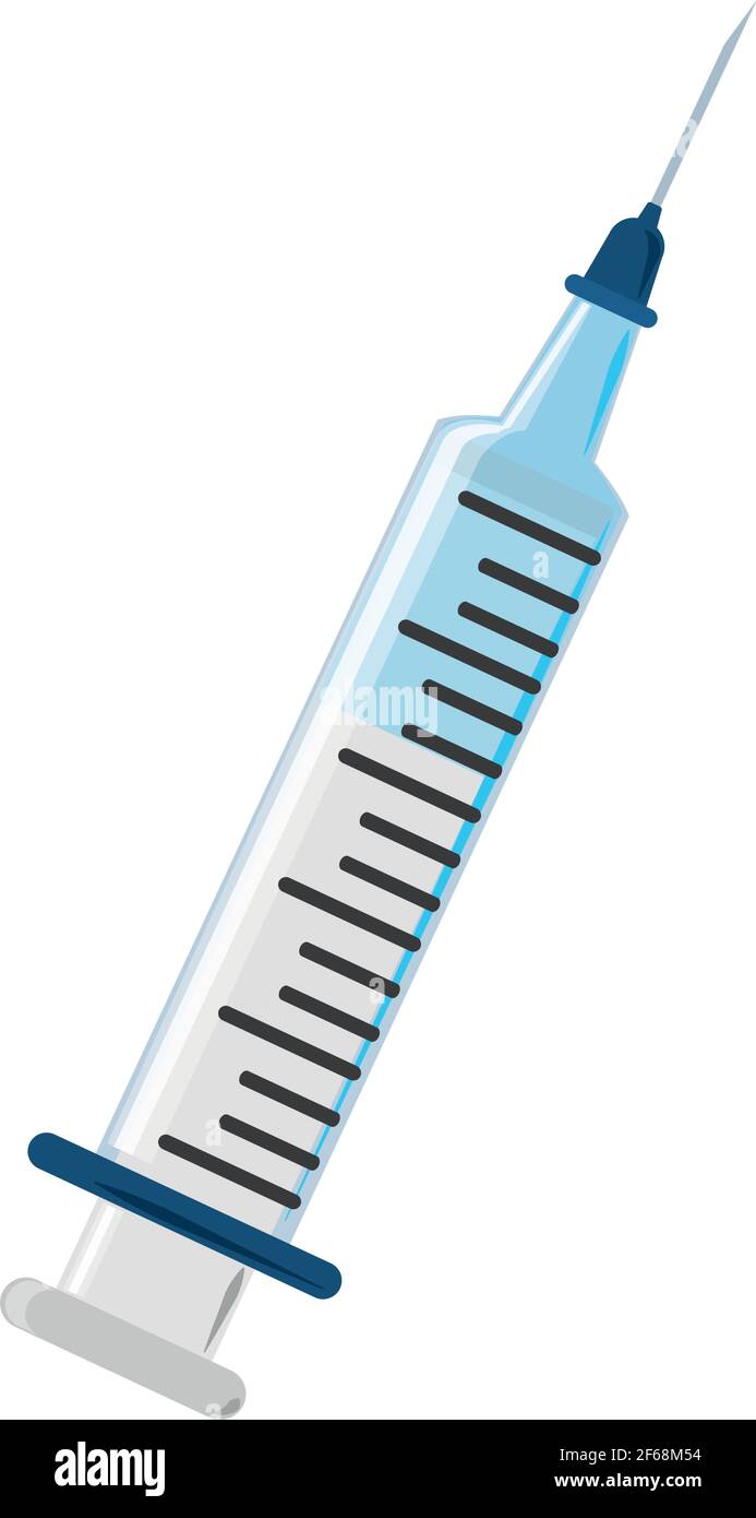 Medicine syringe measurement Stock Vector Images - Alamy