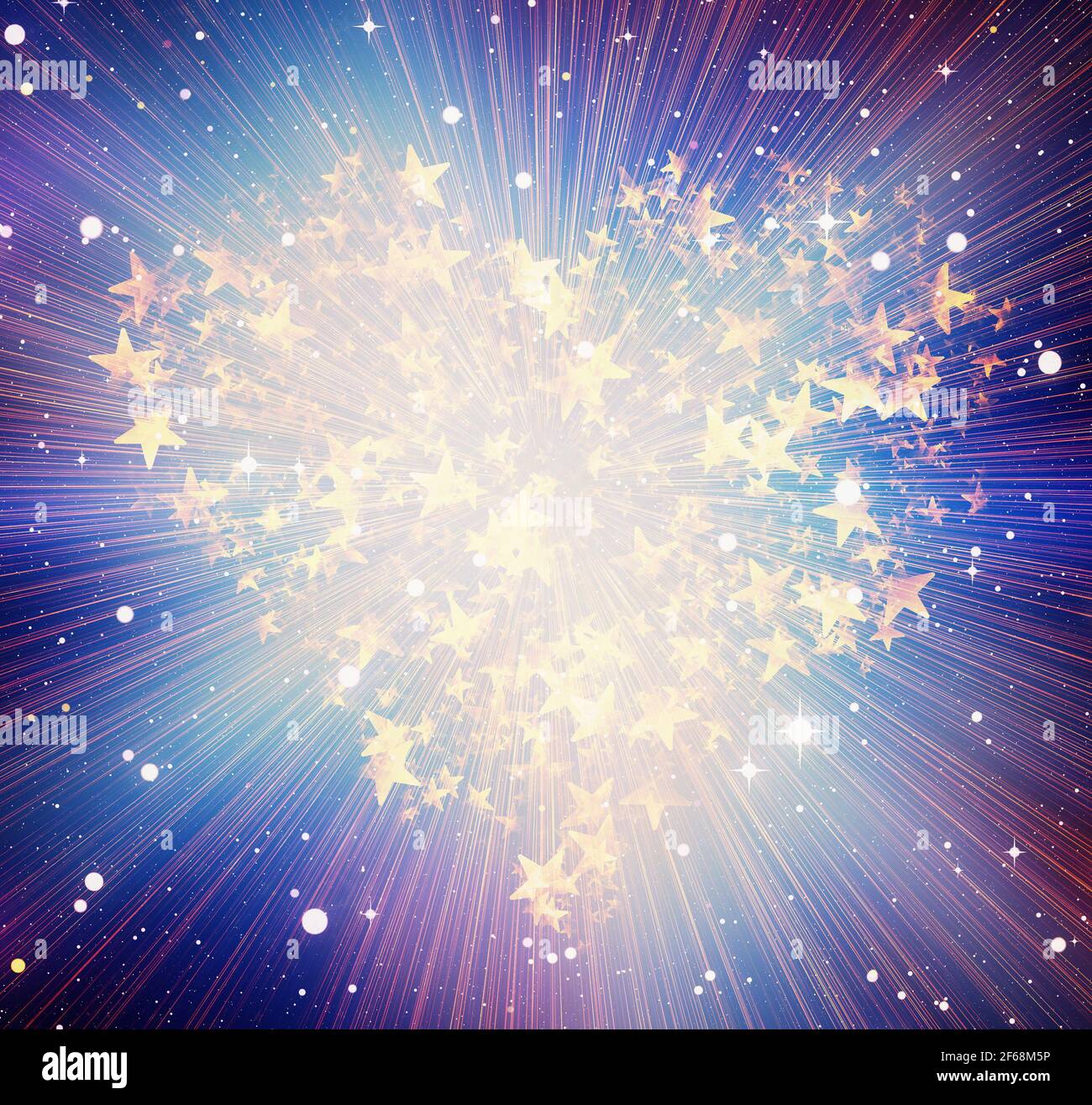 shining heart from glowing stars with motion light rays Stock Photo Alamy