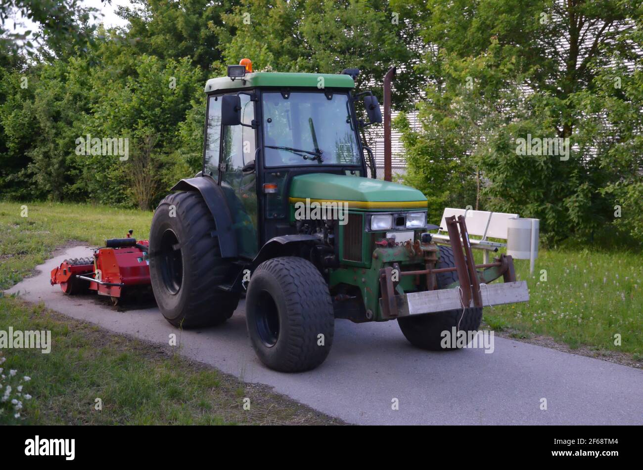 agricultural machinery, tractor Stock Photo