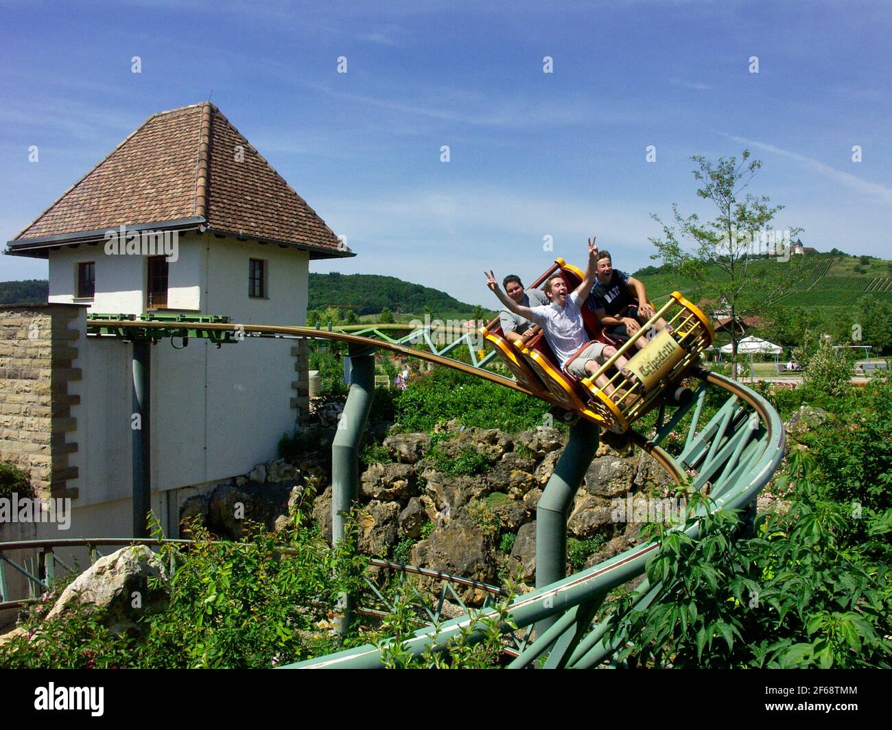 Adventure Park Tripsdrill Near Cleebronn In The Zabergäu Roller Coaster Ride Heilbronn