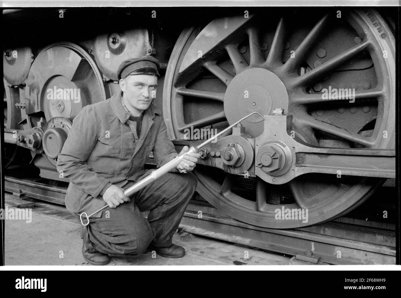 Lubricator with lubrication gun Stock Photo Alamy