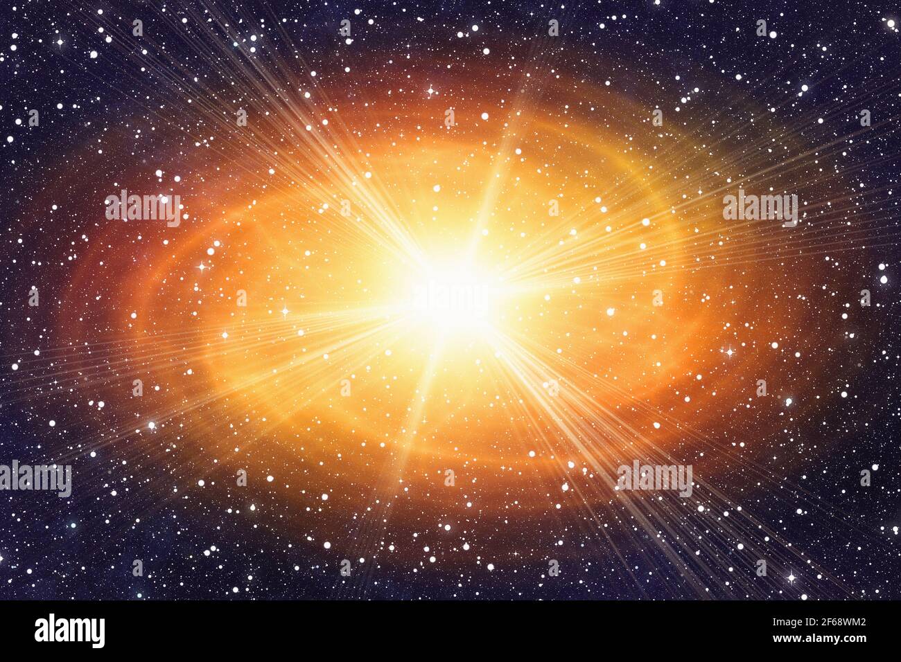 Space galaxy yellow stars background hi-res stock photography and images -  Alamy