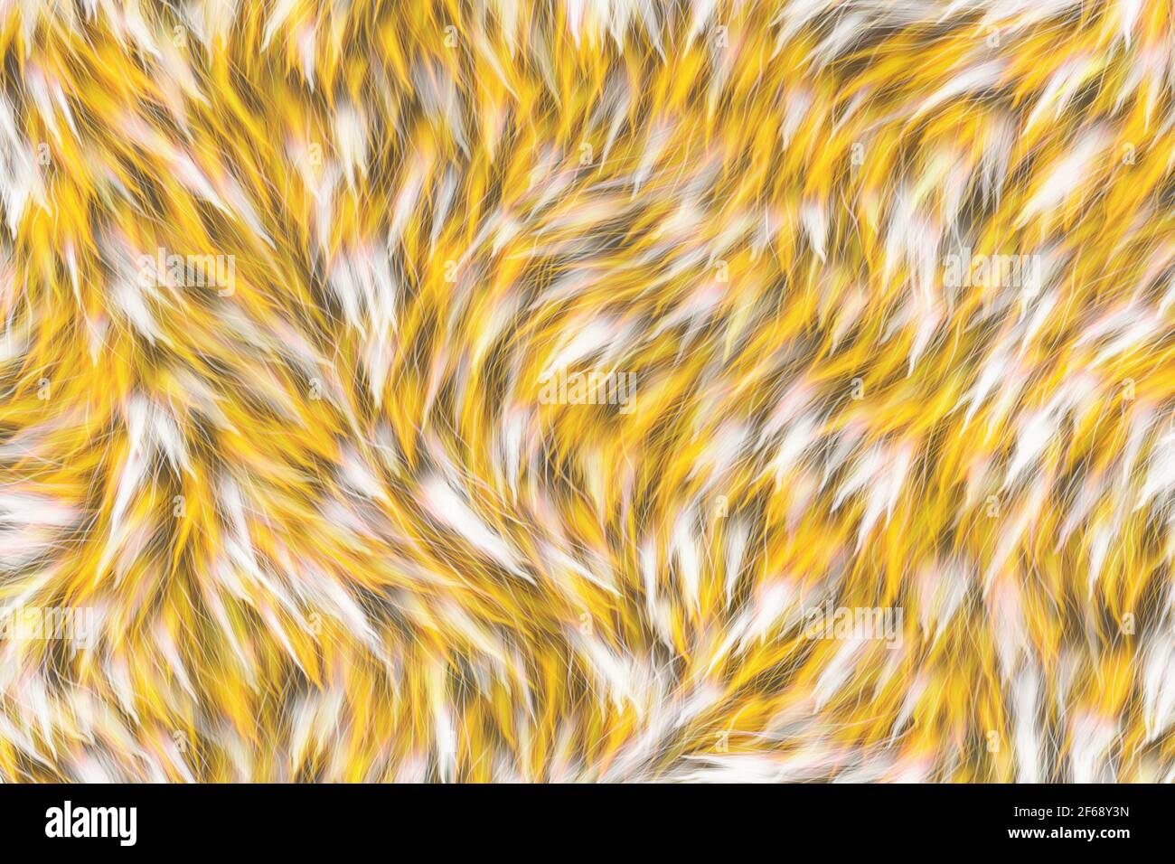 thick animal warm colored hair background Stock Photo
