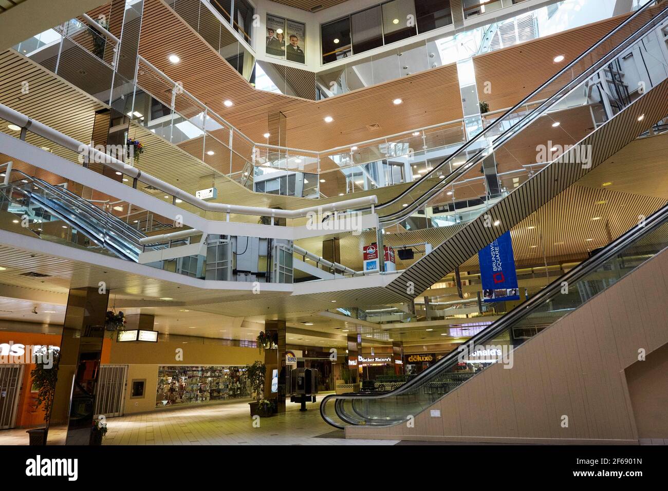 Brunswick Square Shopping Mall Saint John New Brunswick Canada Stock