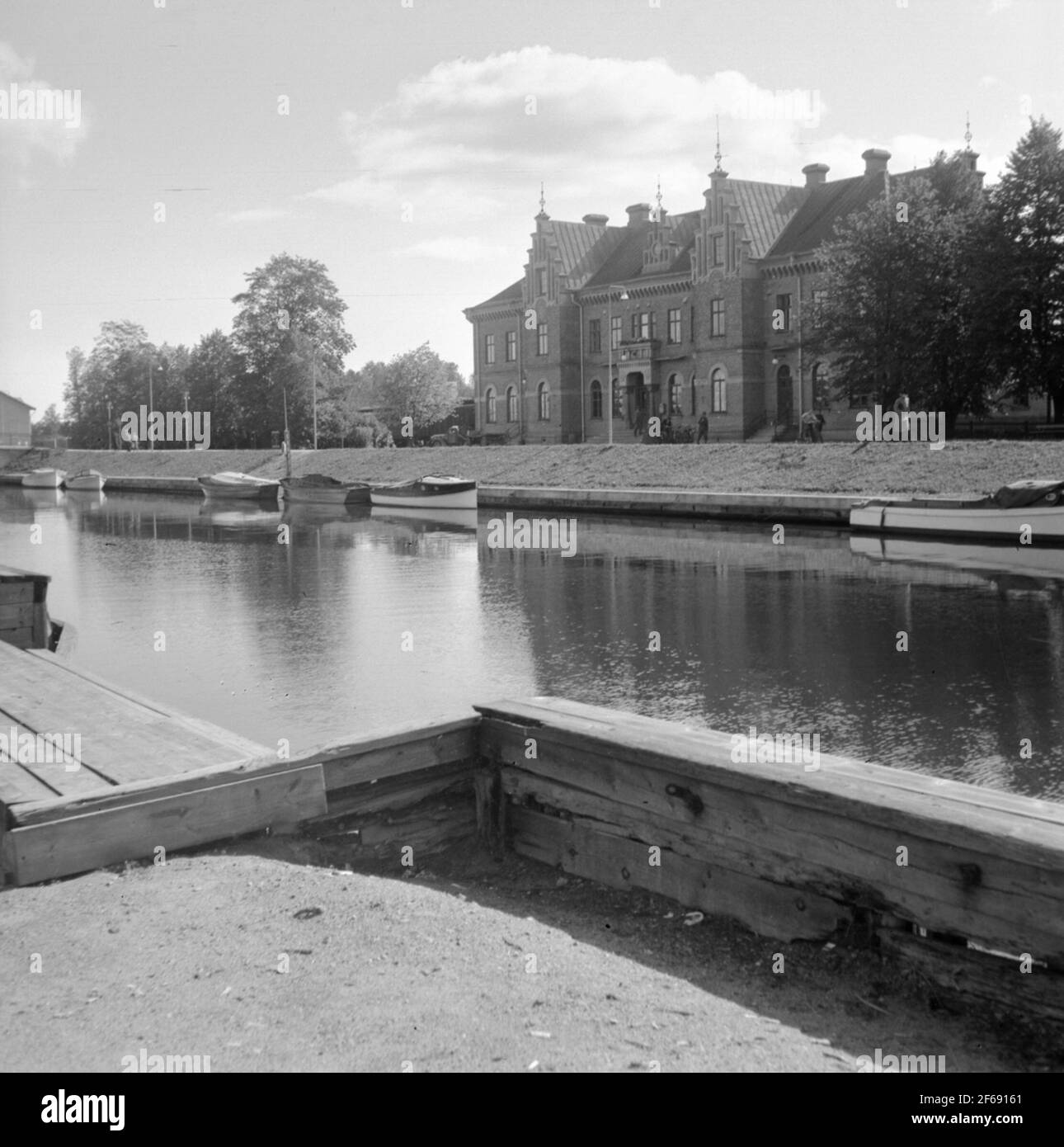 Söderhamn Central Station from the street side. (abstained in 1997