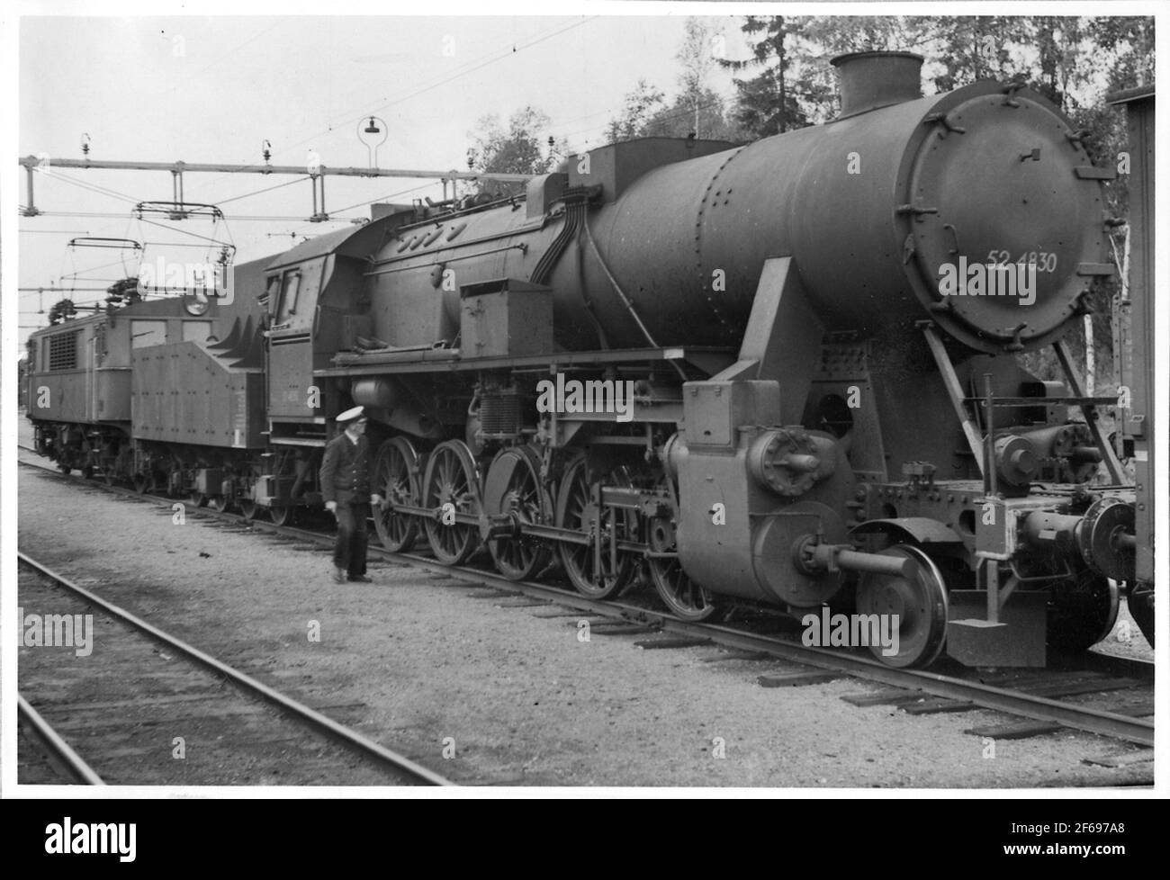 Deutsche Reichsbahn, DRB 52 4830. Stock Photo
