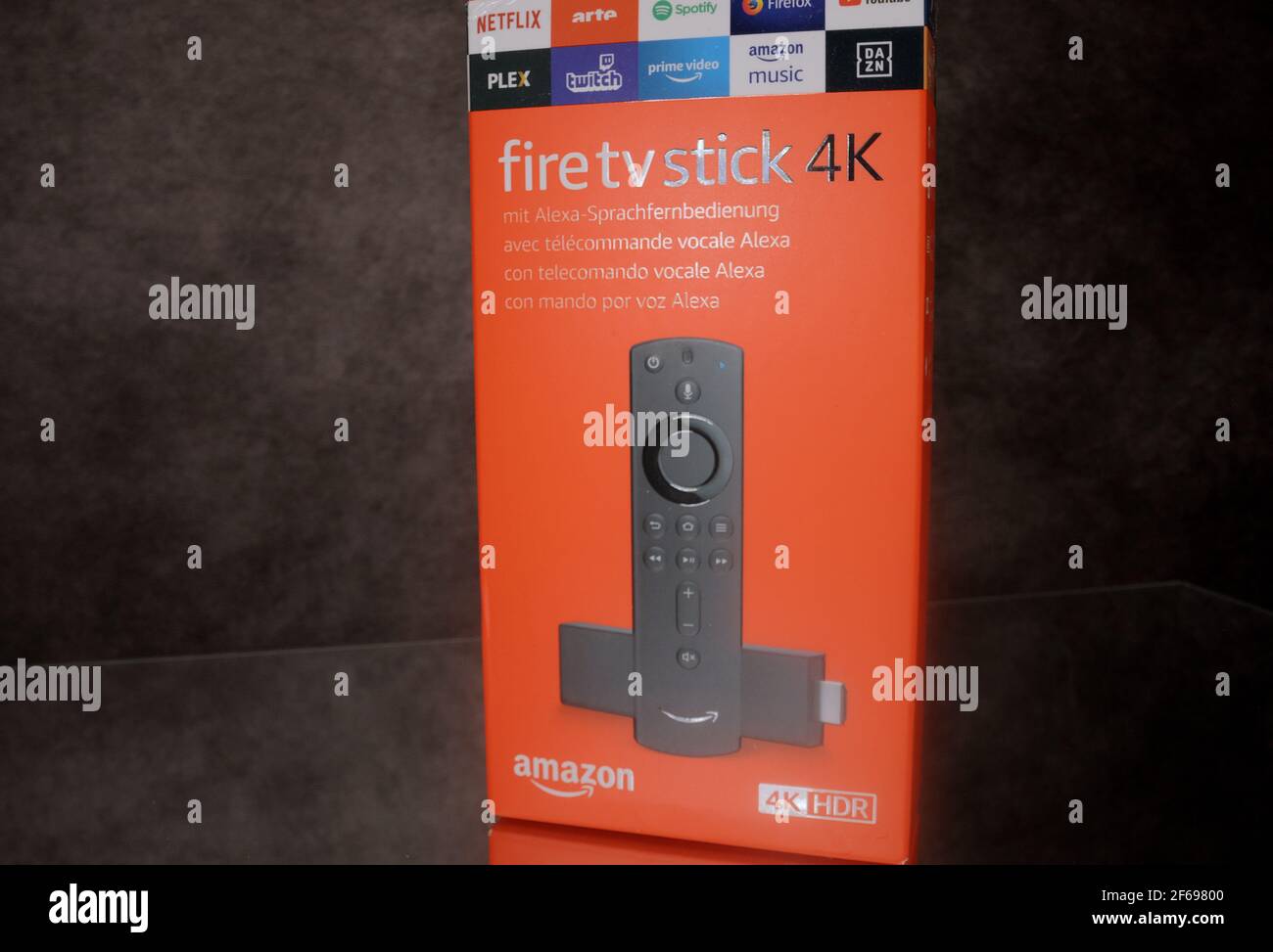 Amazon Fire TV Stick 4k in close-up - CITY OF FRANKFURT, GERMANY - MARCH  29, 2021 Stock Photo - Alamy