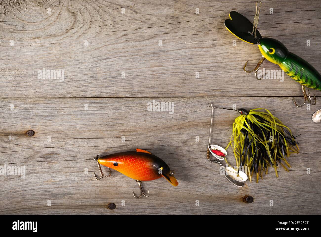 Vintage minnow lure hi-res stock photography and images - Alamy
