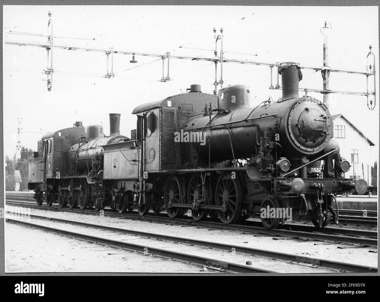 The state railways SJ L11 1569 and 1570 before scrapping. Stock Photo