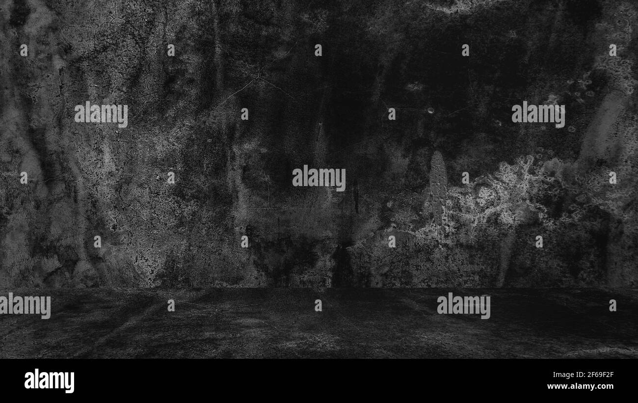 Old black background. Grunge texture. Dark wallpaper. Blackboard