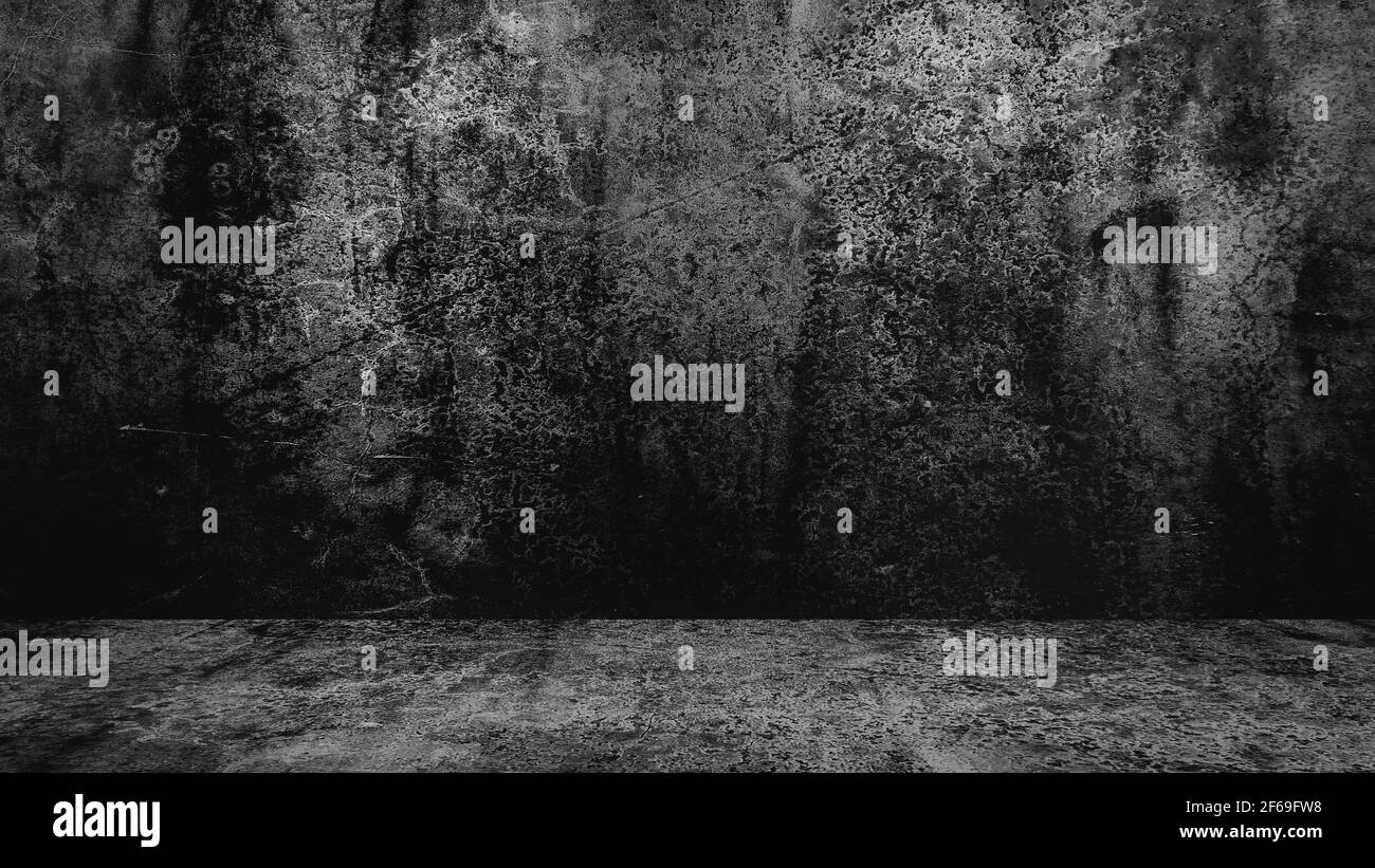 Old black background. Grunge texture. Dark wallpaper. Blackboard