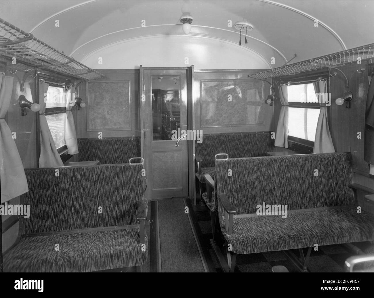 Kalmar rail, KJ CO 83, interior Stock Photo - Alamy